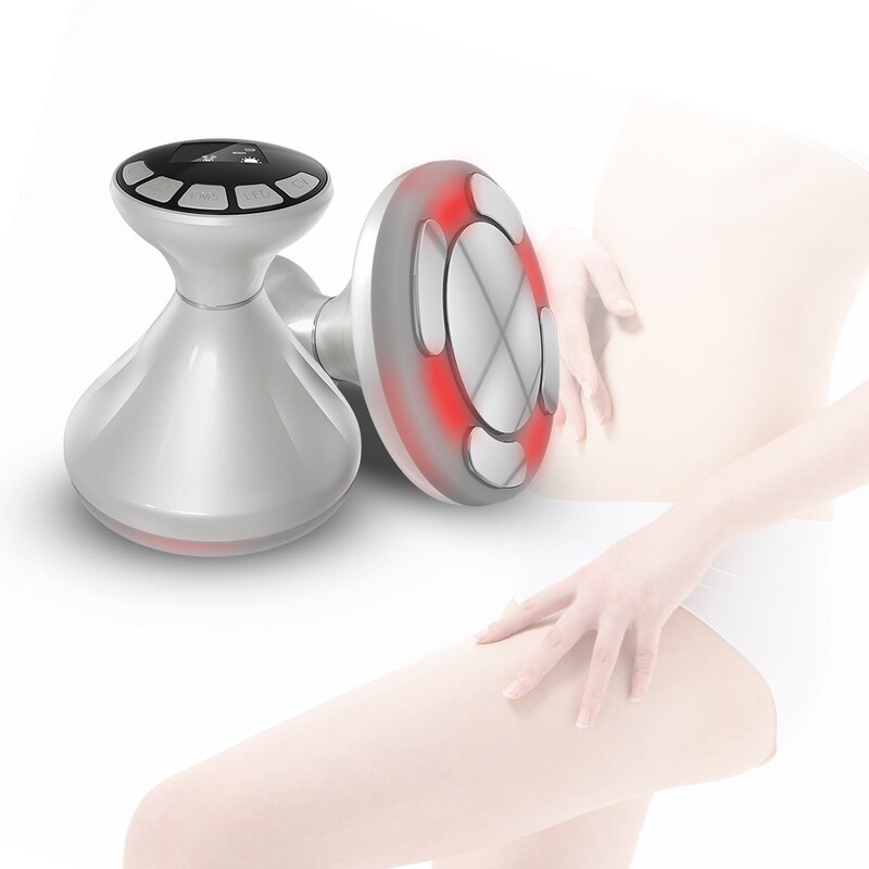 Belly Fat Burner Device - New Design 4 Modes Vibration LED Microcurrent RF Slimming Tool