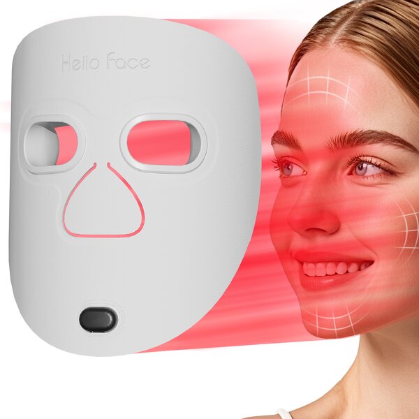 Red Light Therapy Mask - 660nm 850nm Near Infrared Home Use Skin Rejuvenation