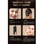 8 Light LED Therapy Mask - Professional Face Neck Whitening Rejuvenation Wrinkle Reduction