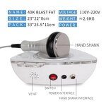 40K Cavitation Machine - At-home Fat Burning Single Handle Body Sculpting Device