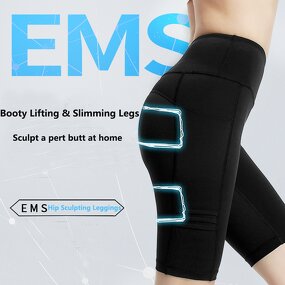 EMS Training Shorts - Micro-current Hip Buttock Lift Mens Women Fitness Pants