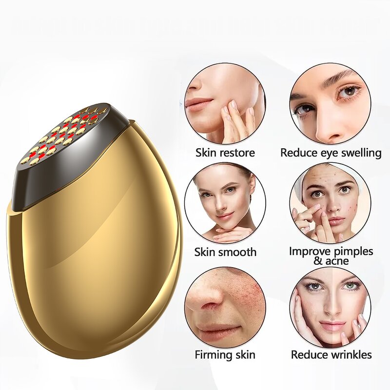 RF Facial Beauty Device - MFIP EMS Microcurrent Pulse Wrinkle Removal Face Lifting