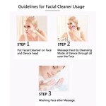 Silicone Electric Facial Brush - Upgraded Waterproof Rechargeable Multiple Speed 2025