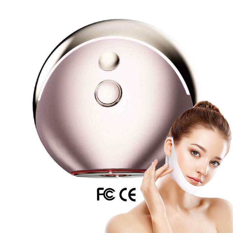 Mini Face Lifting Machine - IPX6 Waterproof EMS RF Vibration LED Photon Therapy Device