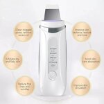 Ultrasonic Skin Spatula - Professional Heating Anti Pore Cleaner Sonic Peeling Machine
