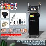ADG 2 in 1 Laser Machine - CE New Design Nd Yag Picosecond Diode Hair Removal