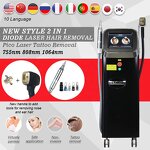 ADG 2 in 1 Laser Machine - Nd Yag Tattoo Removal 808nm Diode Hair Removal