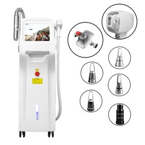 2in1 Pico Diode Laser - 755 808 1064nm Ice Cooling Salon Hair Removal Machine