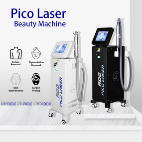 Q Switched Nd Yag Pico Laser - Professional Tattoo Removal Picosecond Machine