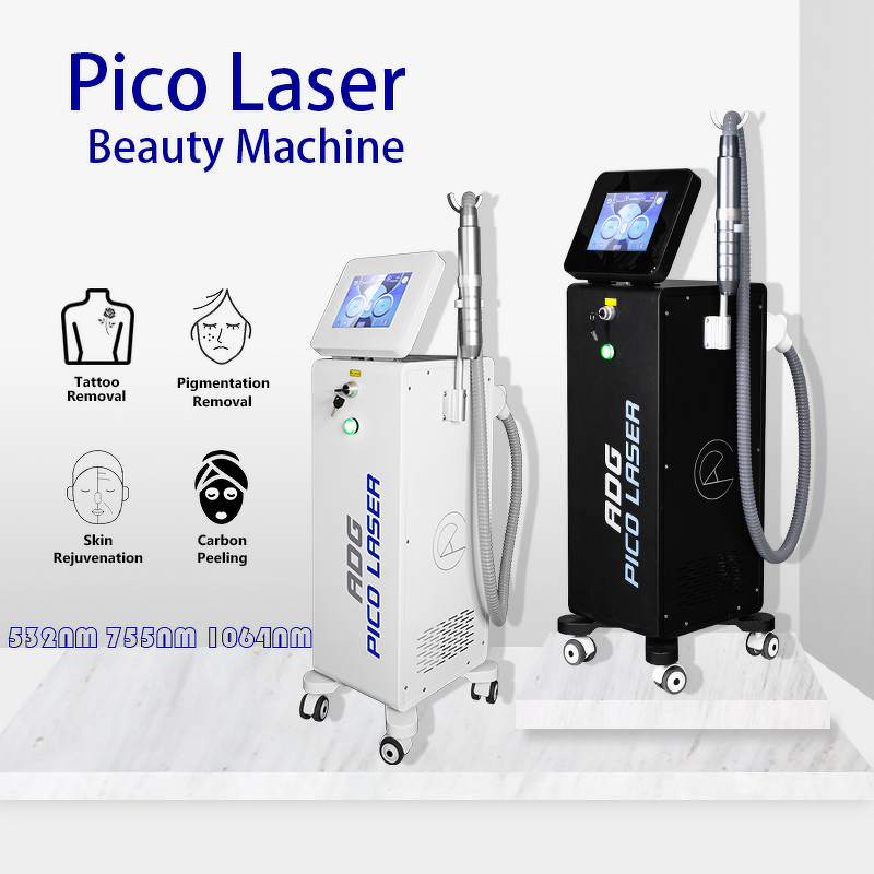 Q Switched Nd Yag Pico Laser - Professional Tattoo Removal Picosecond Machine