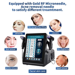 RF Microneedle Crystallite 8 - Gold Beauty Instrument Rejuvenation Wrinkle Removal