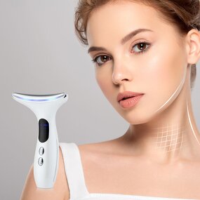 Face Massager Manufacturer - New Arrival Portable Anti-Wrinkle Skin Tightening for Neck Lifting US/ZA Plugs