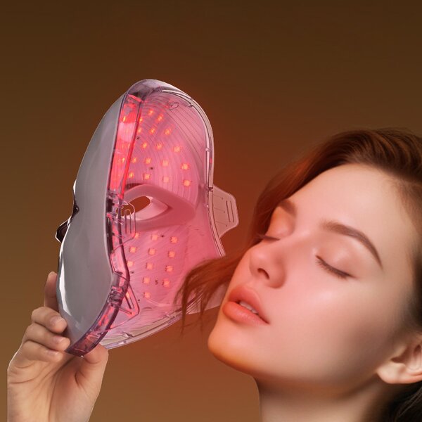 LED Facial Mask Manufacturer - Custom Red Infrared 7 Color Anti-Aging Skin Tightening Wrinkles