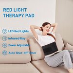 Red Light Therapy Pads Manufacturer - LED 660&850nm Wearable Wrap for Back Shoulder Waist Pain Relief