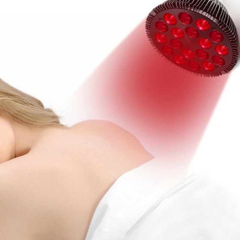 Red Light Therapy Lamp Manufacturer - Customized 18pcs Multicolor Par 660nm 850nm NIR for Home Face SPA US Plug