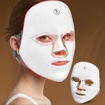 LED Facial Mask Manufacturer - Custom Red Infrared 7 Color Anti-Aging Skin Tightening Wrinkles