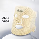 LED Light Therapy Mask Manufacturer - Flexible Silicone 4 Colors 630 460 590 850nm Red Nir Portable