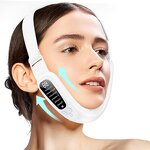 Face Slimmer Manufacturer - EMS Microcurrent V-shaped Facial Massage Hot Compress Vibration Double Chin Lifting
