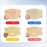 LED Light Therapy Mask Manufacturer - Flexible Silicone 4 Colors 630 460 590 850nm Red Nir Portable