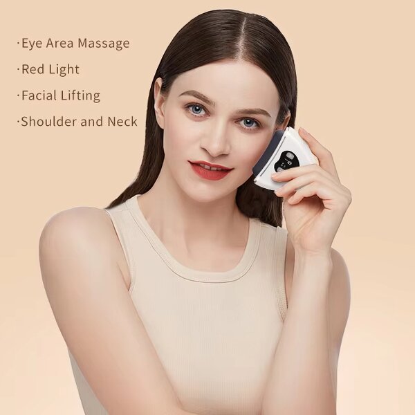 Gua Sha Tool Manufacturer - Factory Intelligent Heart-Shaped Bianstone Electric Scraping Muscle Soothing