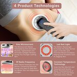 Slimming Device Manufacturer - Home Use EMS Heat Red Light 3 in 1 Handheld Electric Fat Burning Body Sculpting