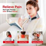 Red Light Therapy Massager Manufacturer - 2025 Portable LED US/IT/ZA Neck Shoulder Hand Feet Infrared Pulse Heating