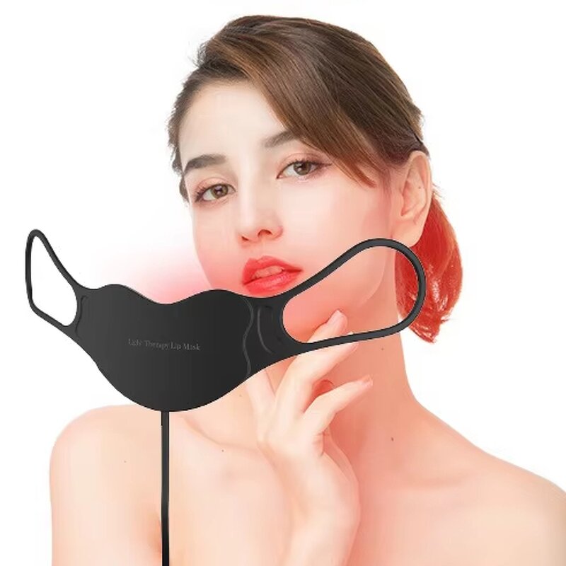 LED Light Therapy Device Manufacturer - Custom Silicone 4 Color Infrared for Lip Care Photon Mouth Mask