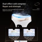 Face Massager Manufacturer - Factory Price Anti-aging Neck Lifting LED Light Hot Cold Compress
