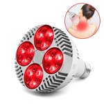 Red Light Therapy Lamp Manufacturer - Powerful E27/E26 LED 60W 660nm 850nm Aluminum Body for Skin Care Pain Relief