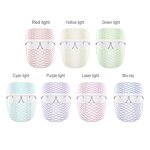 LED Light Therapy Mask Manufacturer - Transparent Wireless 7-in-1 Anti Wrinkles Photon PDT