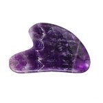 Agate Gua Sha Roller - Facial Scraping Bian Stone Amethyst Massage Tool