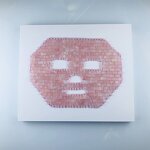 Rose Quartz Face Mask - Natural Pink Crystal Facial Massage Stone Tool