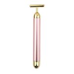 Gold Facial Massager Wand - Private Label Electric Lip Eye Lifting Vibrating Tool