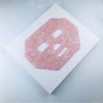 Rose Quartz Face Mask - Natural Pink Crystal Facial Massage Stone Tool