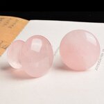 Rose Quartz Mushroom Gua Sha - Natural Pink Crystal Facial SPA Healing Stone