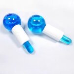 2in1 Ice Globes Roller - Stainless Steel Cooling Spa Facial Eye Puffiness Tool