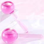 2in1 Ice Globes Roller - Stainless Steel Cooling Spa Facial Eye Puffiness Tool