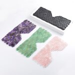 Rose Quartz Eye Mask - Custom Packaging Gua Sha Stone Sleep Beauty Eye Mask