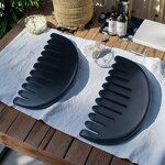 Jade Scalp Massage Comb - Custom Natural Bian Stone Head Hair Growth Tool