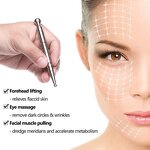 Stainless Steel Reflexology Tool - Facial Deep Tissue Trigger Point Massage Pen