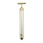 Gold Facial Massager Wand - Private Label Electric Lip Eye Lifting Vibrating Tool