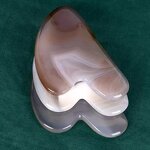 Gray Agate Gua Sha Stone - Natural Facial Body Skincare Lightweight Massage Tool
