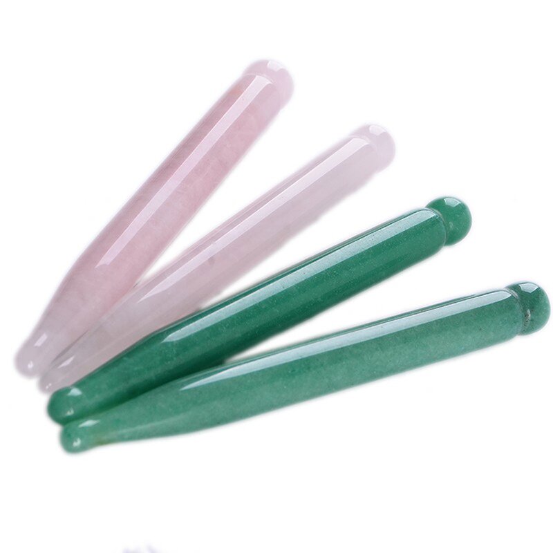 Brass Acupressure Stick - Gold Facial Hand Trigger Point Therapy Massage Pen