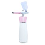 Luminess Airbrush Set - Portable Rechargeable Piston ABS Copper Makeup Tool