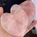 Heart Shaped Rose Quartz Gua Sha - Custom Natural Pink Agate Facial Massage Tool