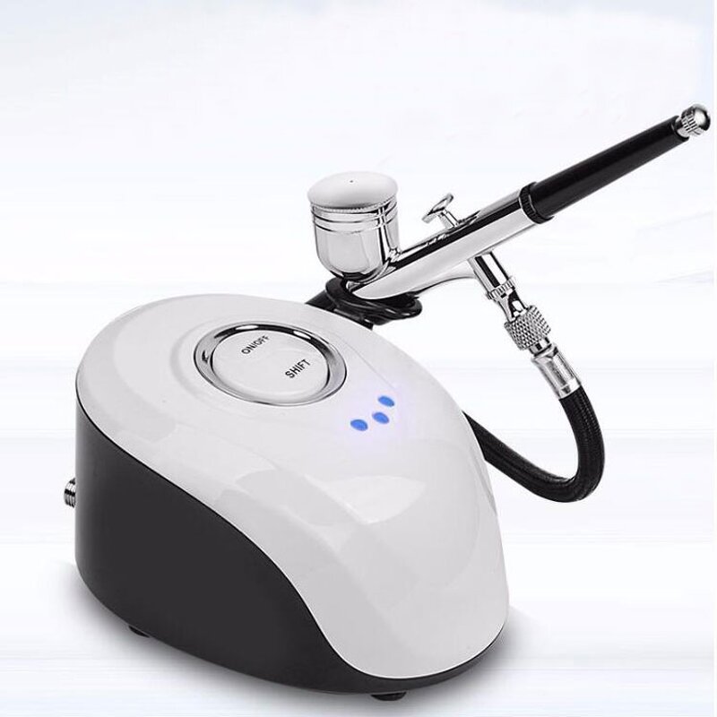 Cordless Oxygen Airbrush - 32 PSI Lightweight Facial Makeup Compressor Kit