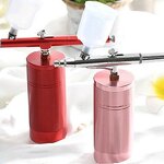 White Skin Care Airbrush - Portable Press Button Control 1kg Aerografo Gun