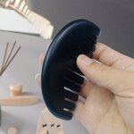Jade Scalp Massage Comb - Custom Natural Bian Stone Head Hair Growth Tool