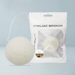 Teardrop Konjac Sponge - Natural Face Washing Cleansing Exfoliation Tool