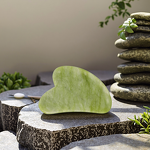 Natural Jade Gua Sha Stone - Premium Anti-Aging Body Facial Scraping Massage Tool
